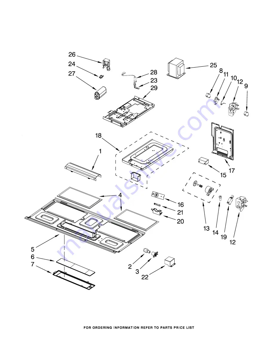 Whirlpool MH1160XSD0 Parts List Download Page 3