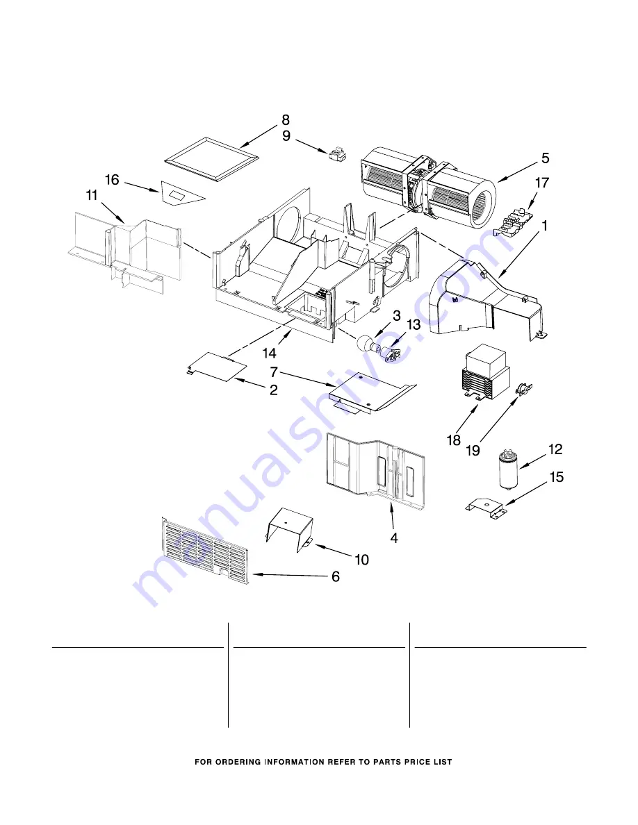 Whirlpool MH1170XSB1 Parts List Download Page 5