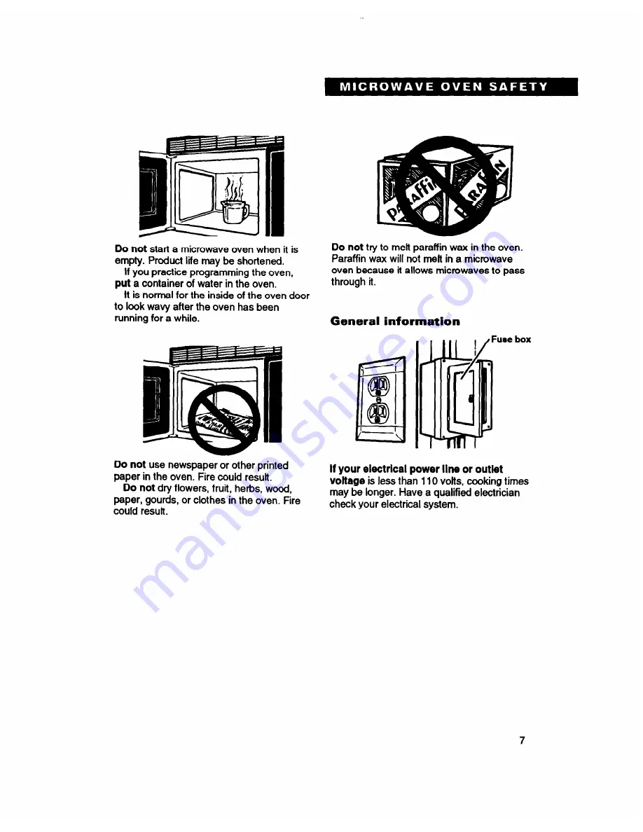 Whirlpool MH6110XB Скачать руководство пользователя страница 7