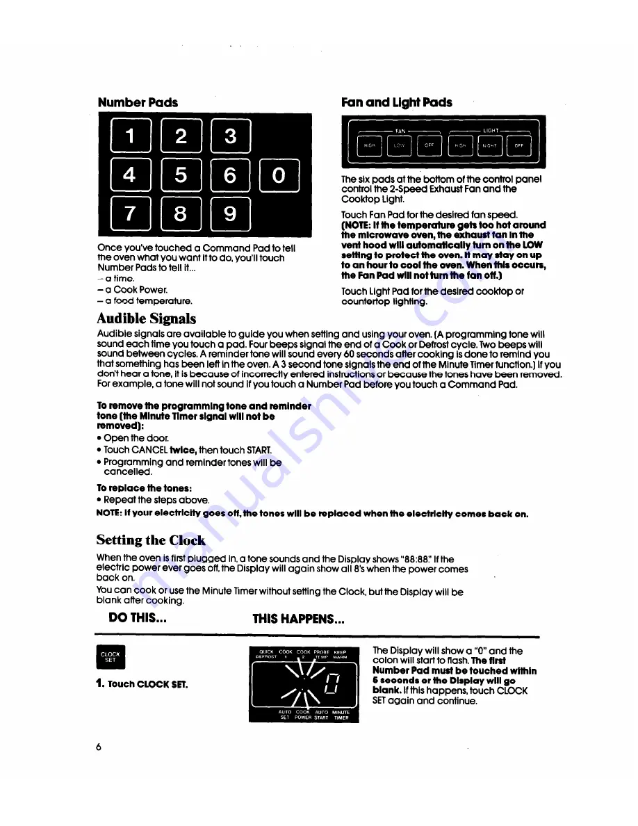 Whirlpool MH6700XW-1 Скачать руководство пользователя страница 6