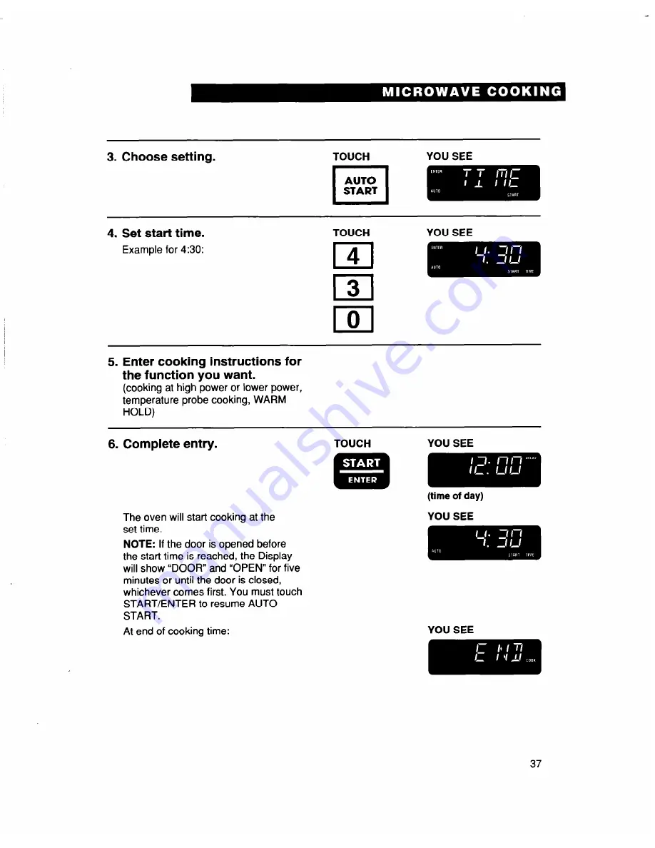 Whirlpool MH9115XB Скачать руководство пользователя страница 37