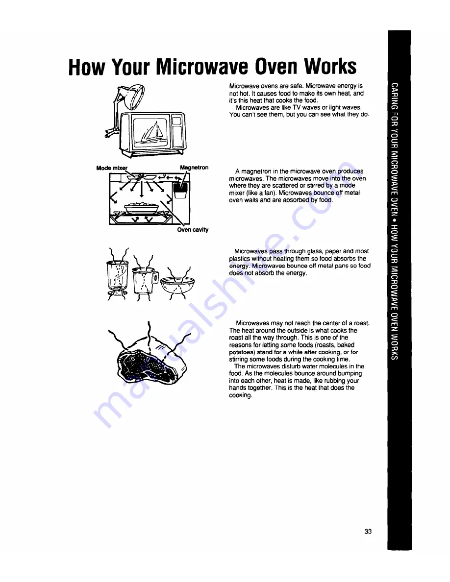 Whirlpool MS2100XW Use And Care Manual Download Page 33