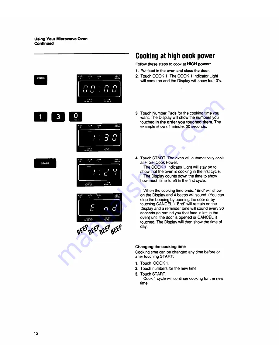 Whirlpool MT2150XW Use & Care Manual Download Page 12