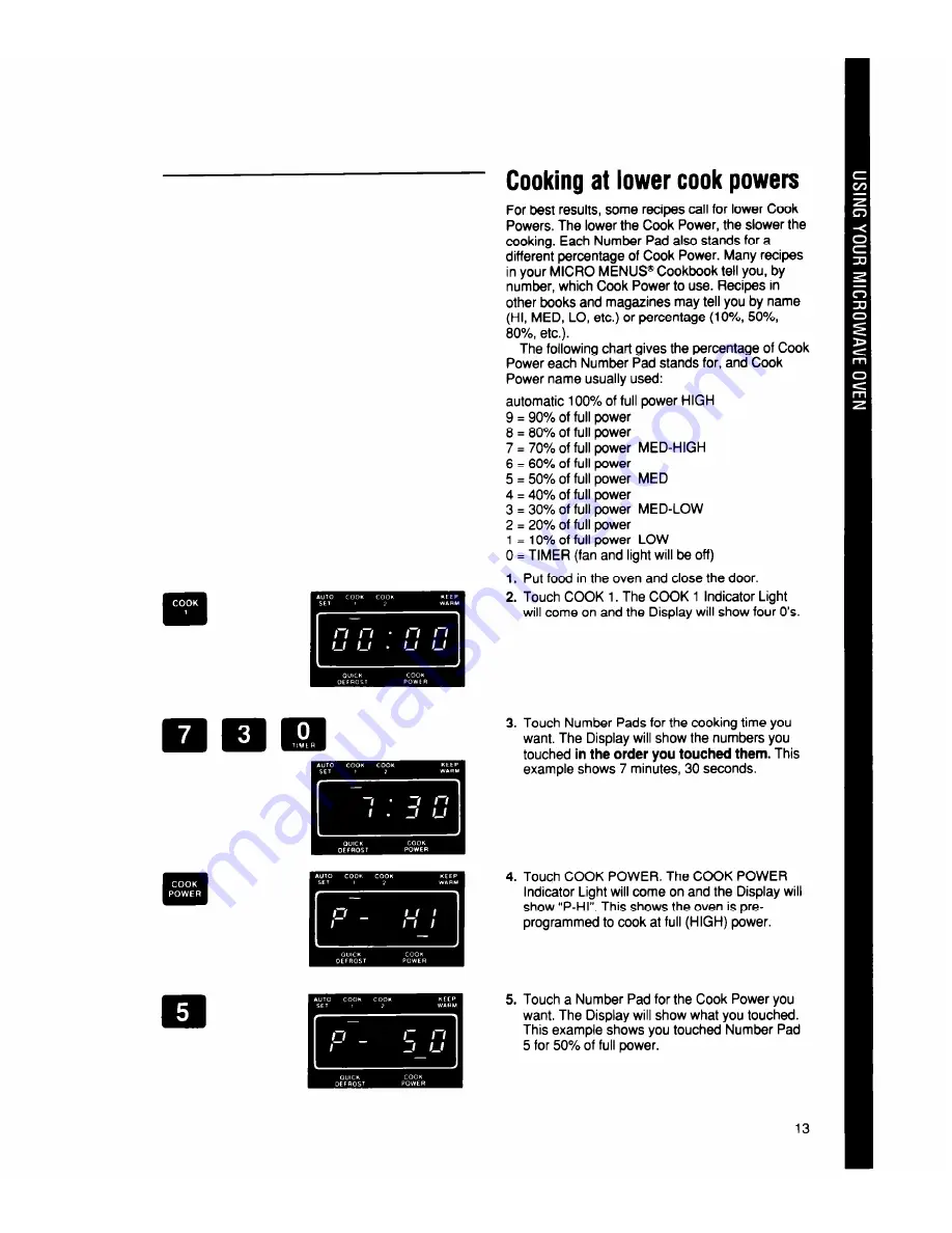 Whirlpool MT2150XW Use & Care Manual Download Page 13