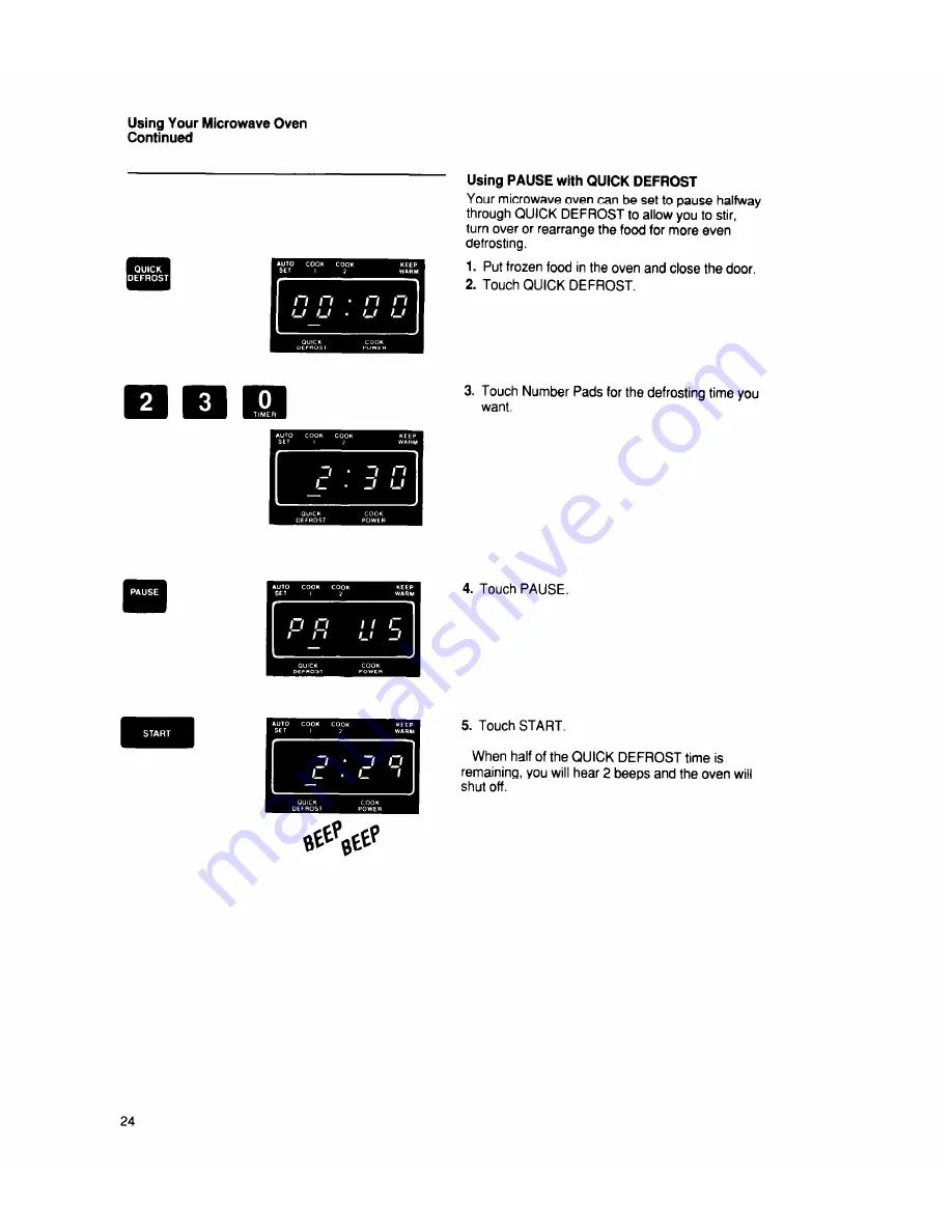 Whirlpool MT2150XW Скачать руководство пользователя страница 24