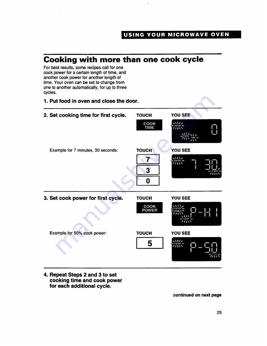 Whirlpool MT5111XD Скачать руководство пользователя страница 25