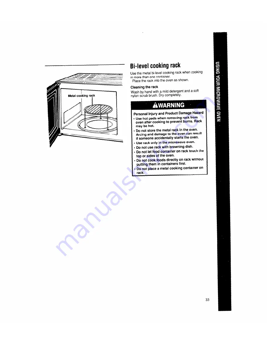 Whirlpool MW7500XW Скачать руководство пользователя страница 33