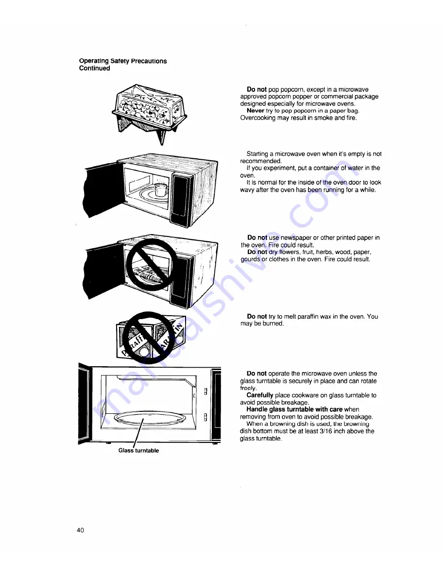 Whirlpool MW7500XW Скачать руководство пользователя страница 40