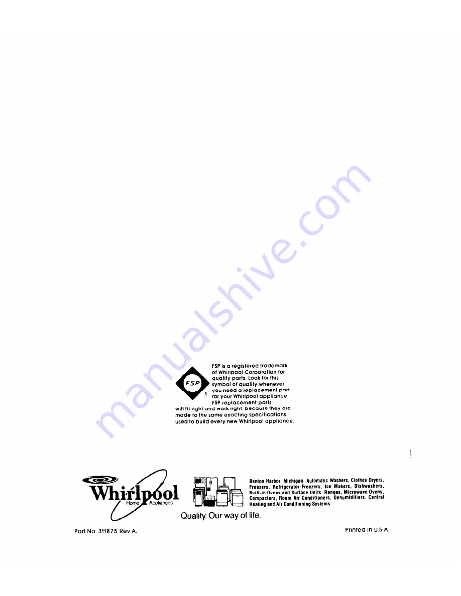 Whirlpool MW8100XL Use & Care Manual Download Page 12