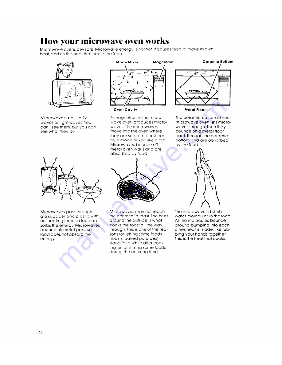 Whirlpool MW8100XR Use & Care Manual Download Page 12