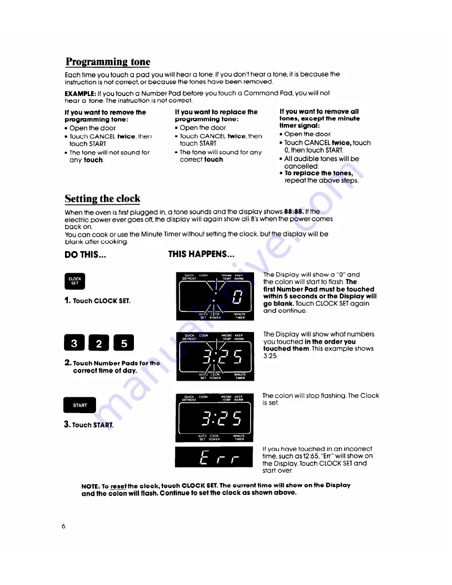 Whirlpool MW8650XS Скачать руководство пользователя страница 6