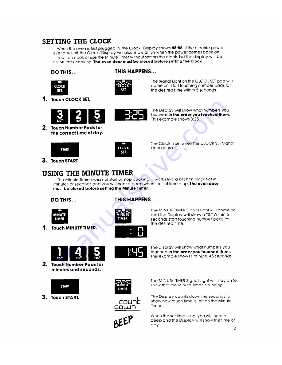 Whirlpool MW8700XL Use And Care Manual Download Page 5