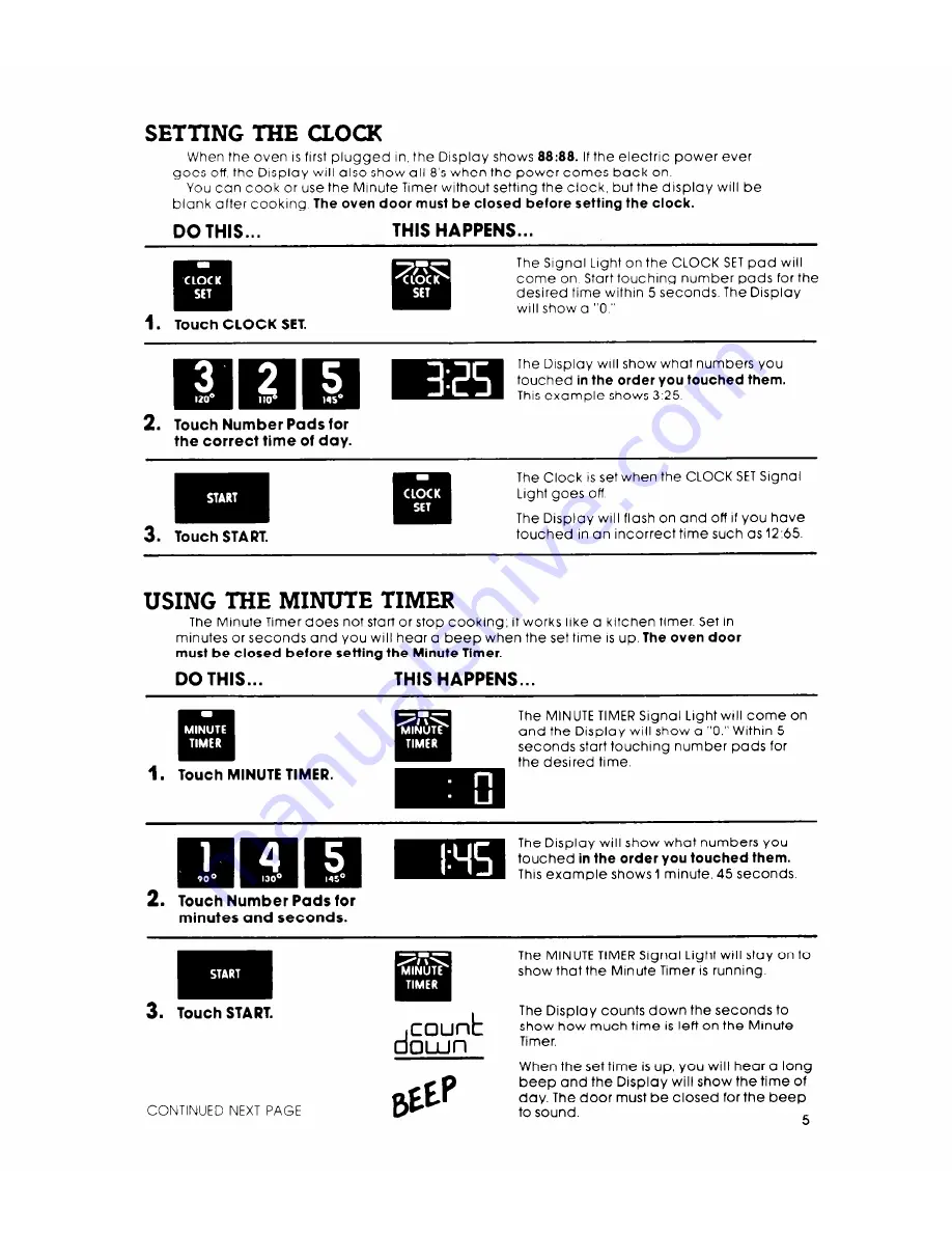 Whirlpool MW8750XL Use & Care Manual Download Page 5