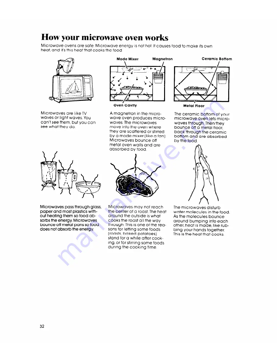 Whirlpool MW8900XS Use & Care Manual Download Page 32