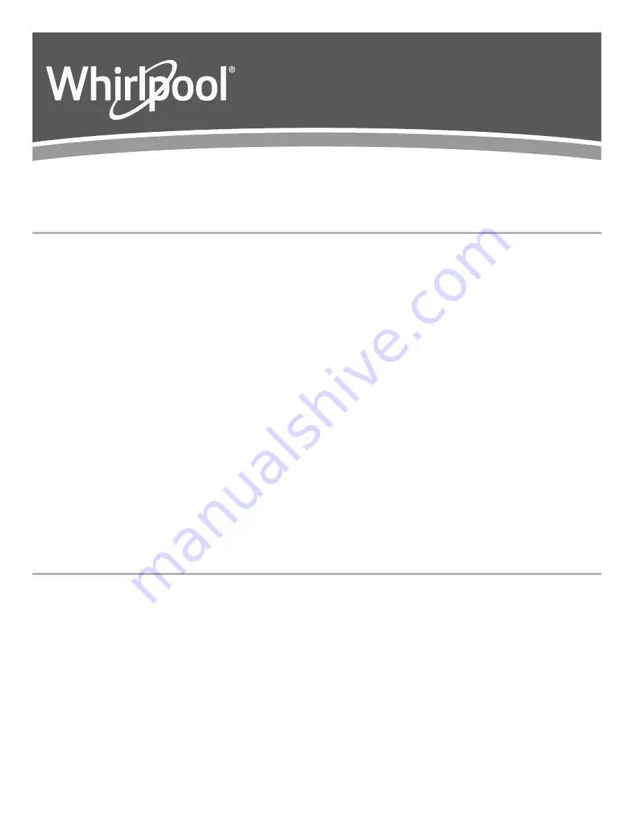 Whirlpool Need For Speed WFG775H0HB Скачать руководство пользователя страница 1