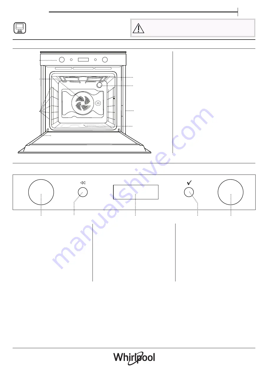 Whirlpool OAKZ9 1395 P IX Quick Manual Download Page 21