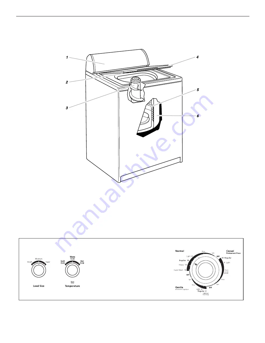 Whirlpool ONE SPEED AUTOMATIC WASHERS Скачать руководство пользователя страница 4