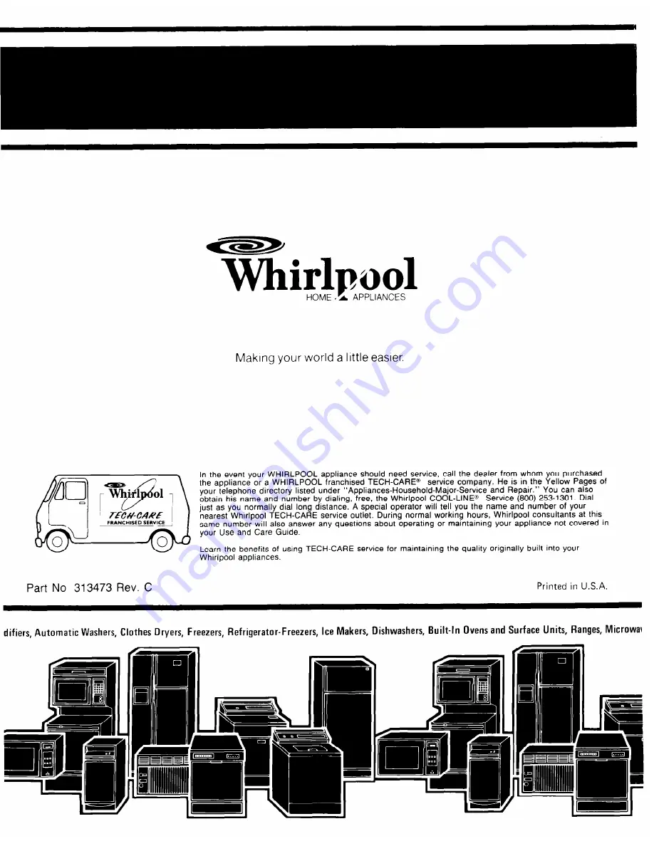 Whirlpool range series Installation Instruction Download Page 8