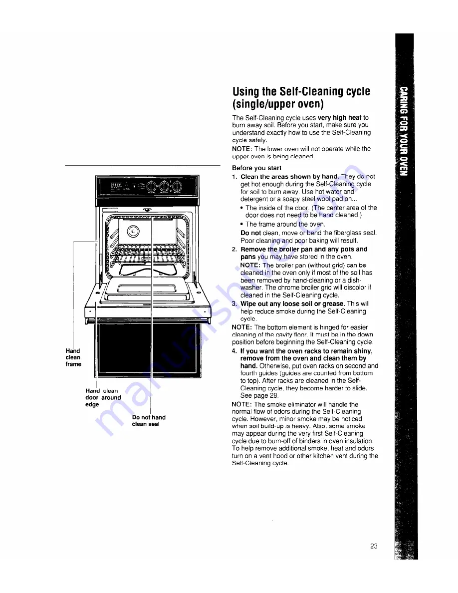 Whirlpool RB160PXX Use And Care Manual Download Page 23