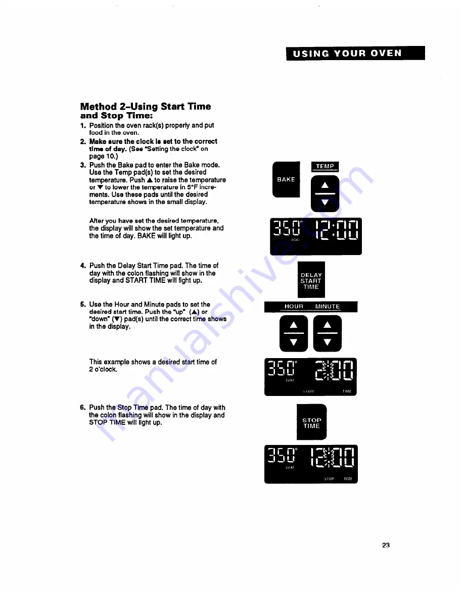 Whirlpool RB16OPXY Use And Care Manual Download Page 23