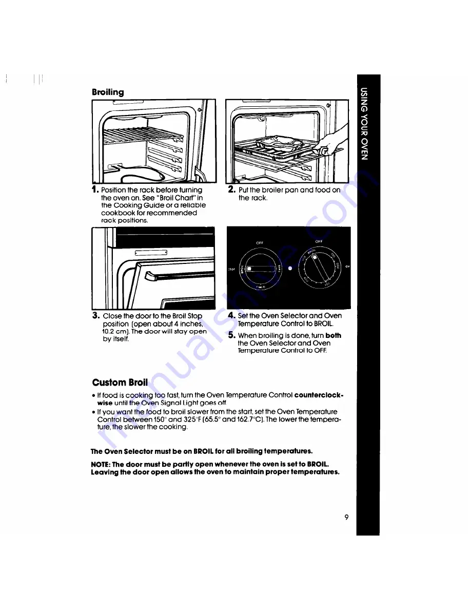 Whirlpool RB2000XV Use & Care Manual Download Page 9