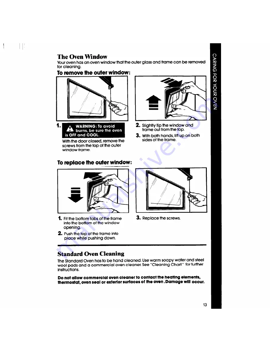 Whirlpool RB2000XV Use & Care Manual Download Page 13