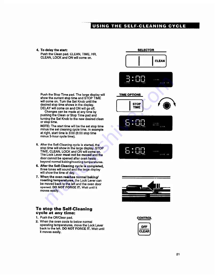 Whirlpool RB262PXY Use And Care Manual Download Page 21