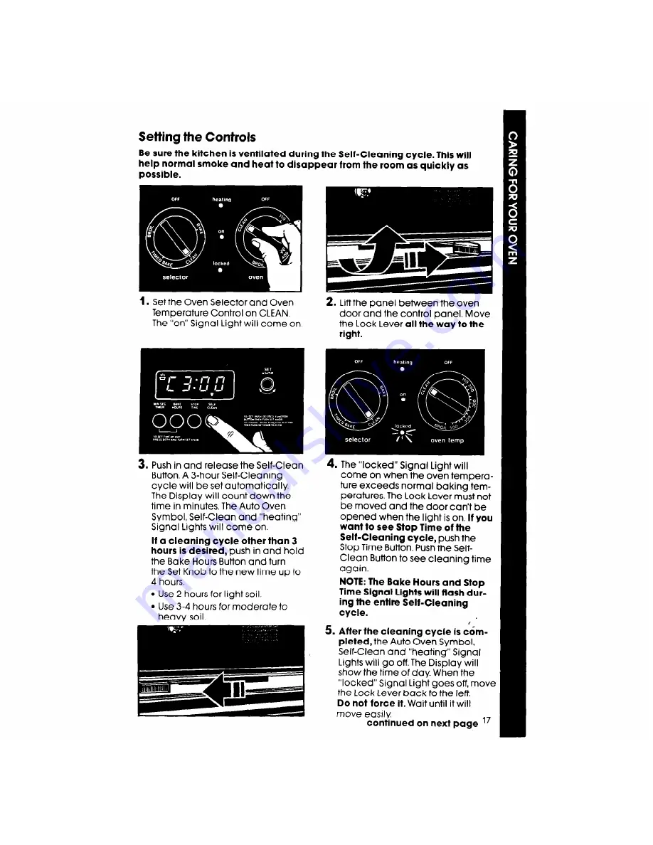 Whirlpool RB265PXV Use And Care Manual Download Page 17