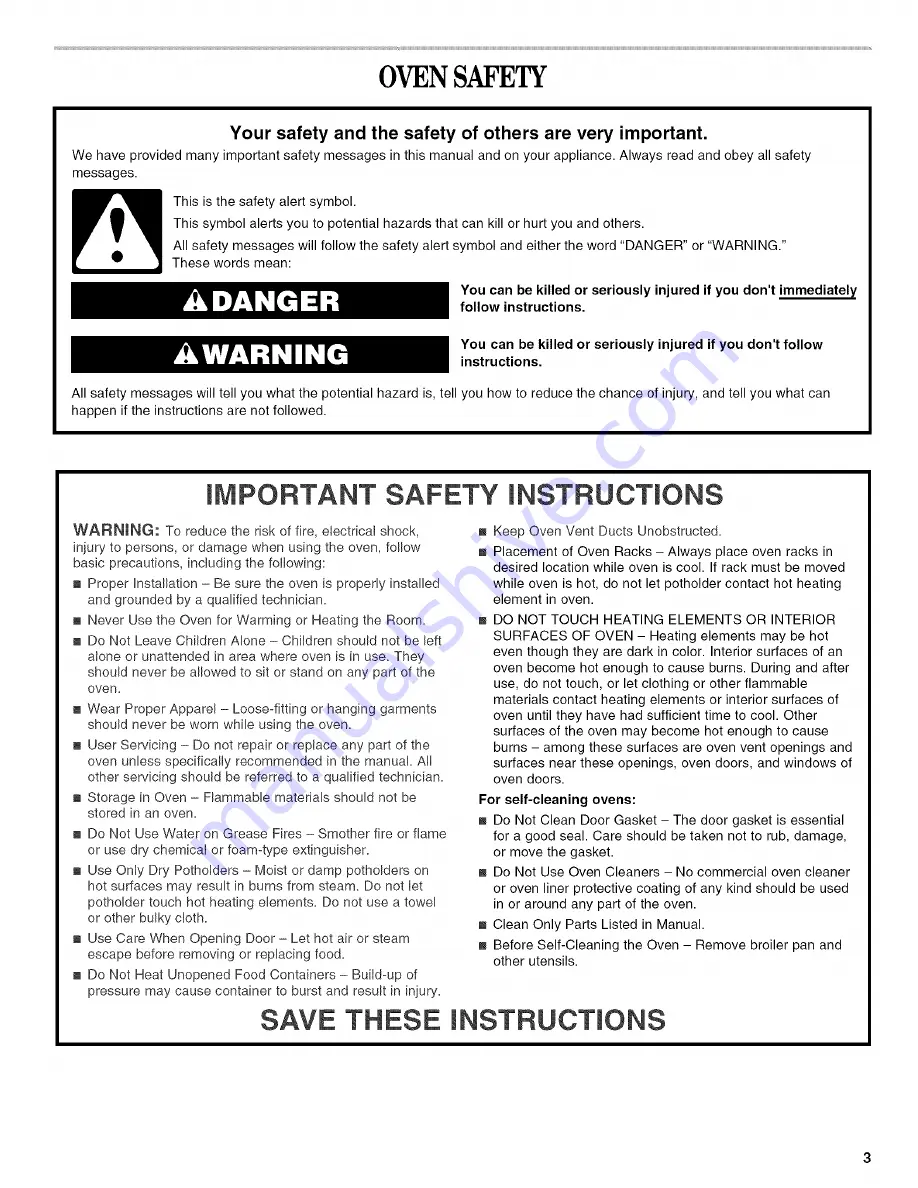 Whirlpool RBD245 Use & Care Manual Download Page 3