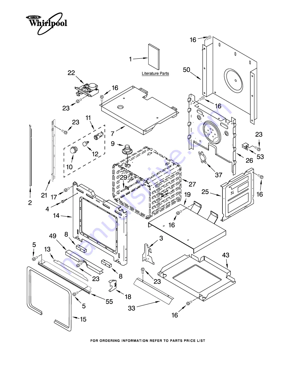 Whirlpool RBS305PRB00 Скачать руководство пользователя страница 1