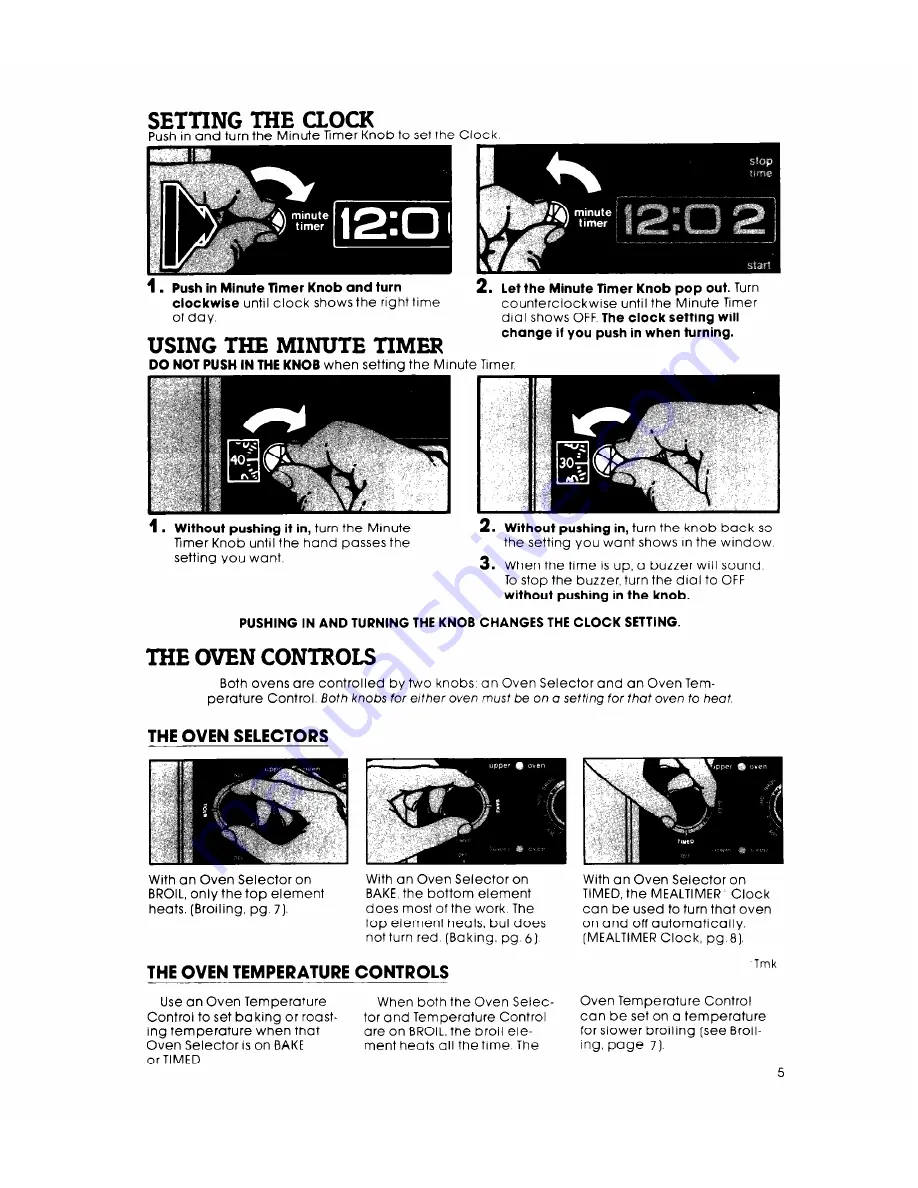 Whirlpool RE953PXK Use & Care Manual Download Page 5