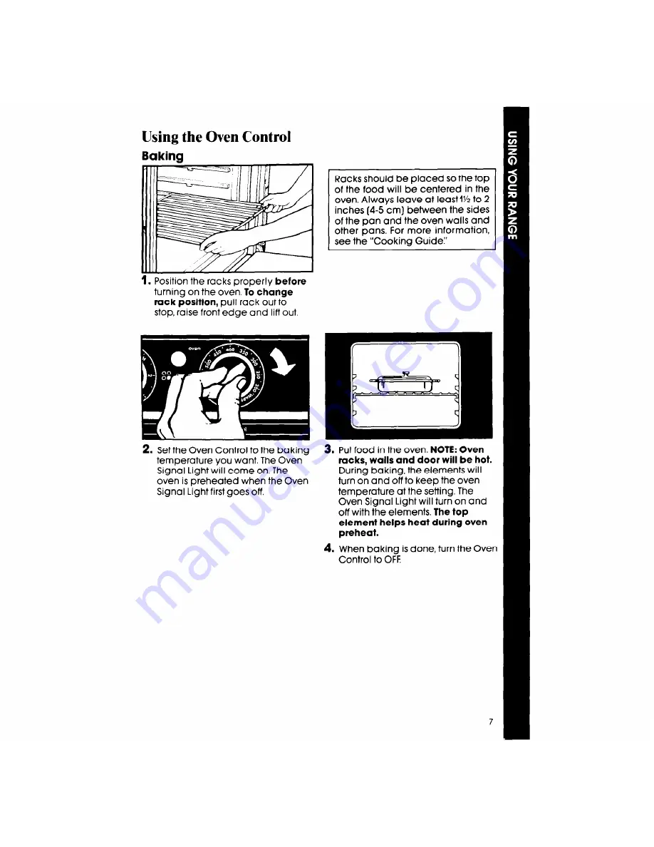 Whirlpool RF014PXR Use And Care Manual Download Page 7