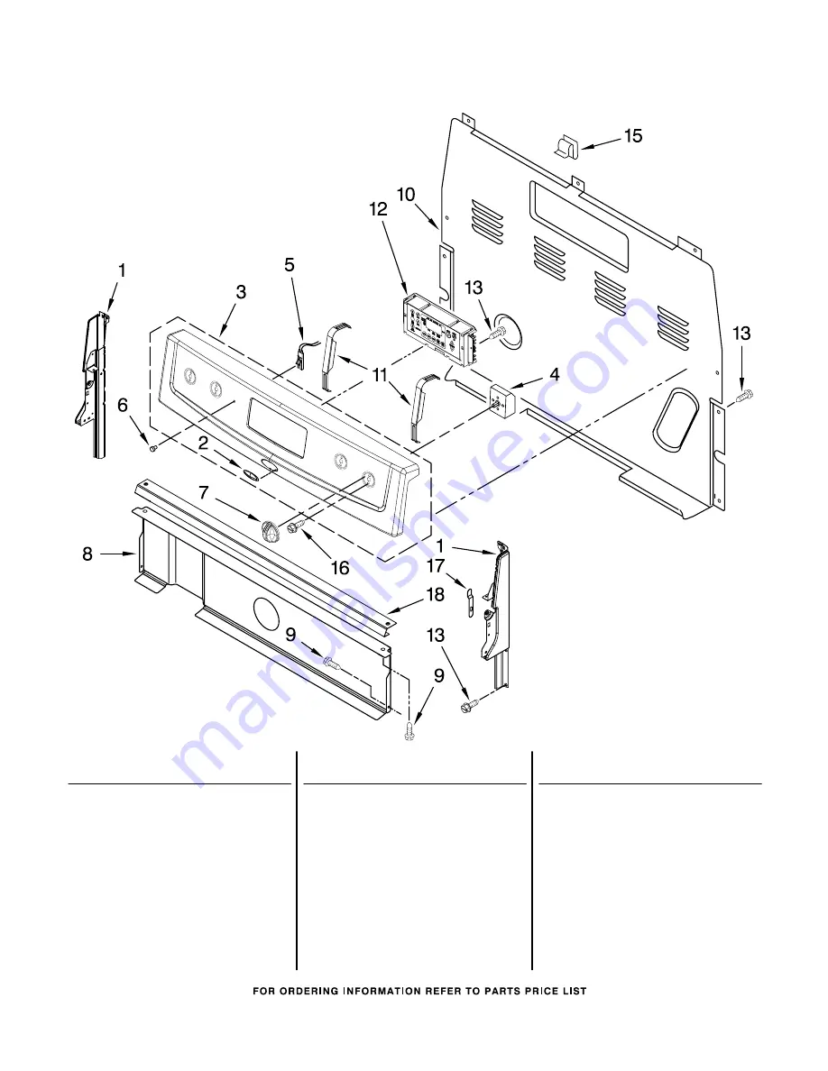 Whirlpool RF114PXSB1 Parts List Download Page 2