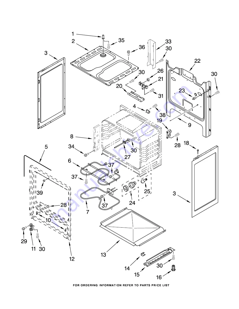 Whirlpool RF114PXSB1 Parts List Download Page 3