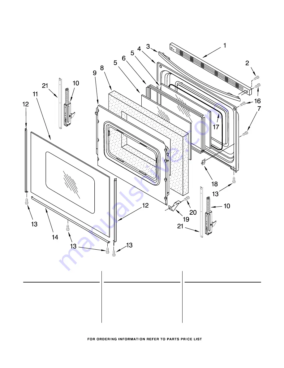 Whirlpool RF272LXTD1 Parts List Download Page 6