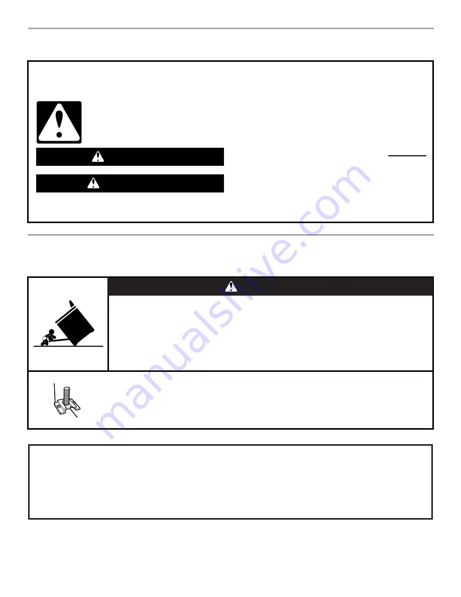 Whirlpool RF3020XKQ2 Use & Care Manual Download Page 3