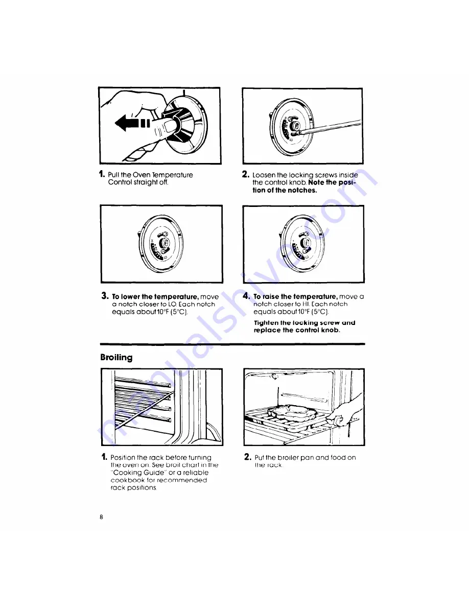 Whirlpool RF3020XP Use & Care Manual Download Page 8