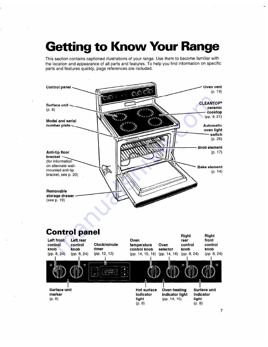 Whirlpool RF314BBD Скачать руководство пользователя страница 7