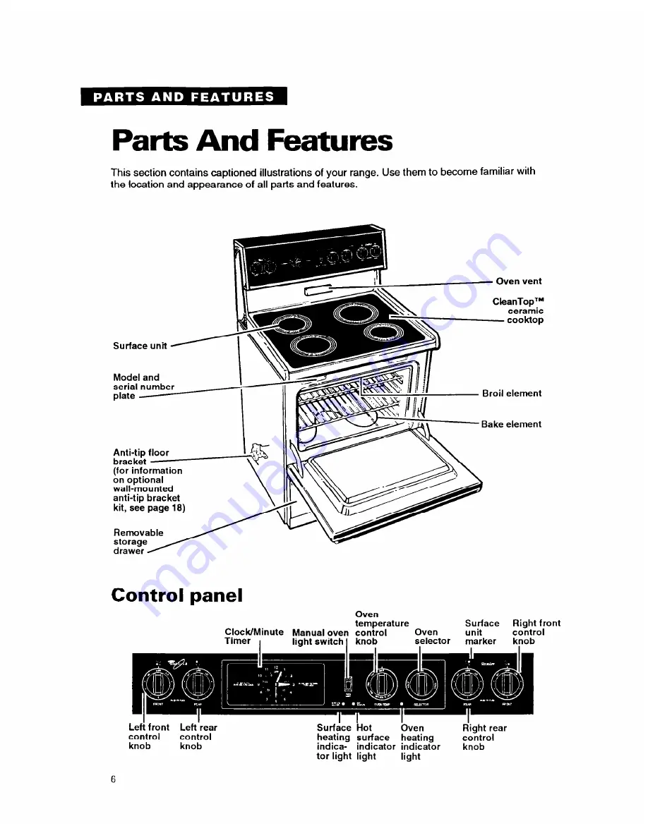 Whirlpool RF314BXB Use And Care Manual Download Page 6