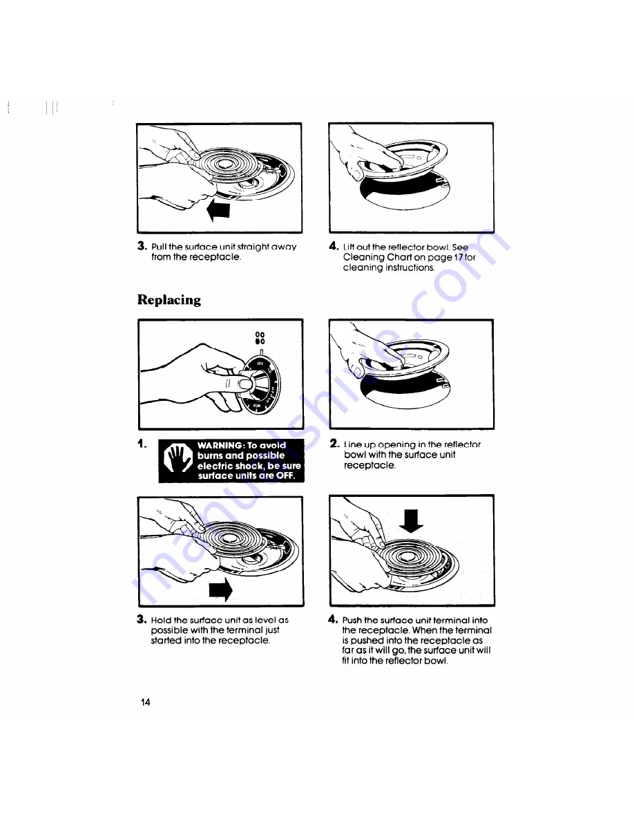 Whirlpool RF3165XP Use & Care Manual Download Page 14