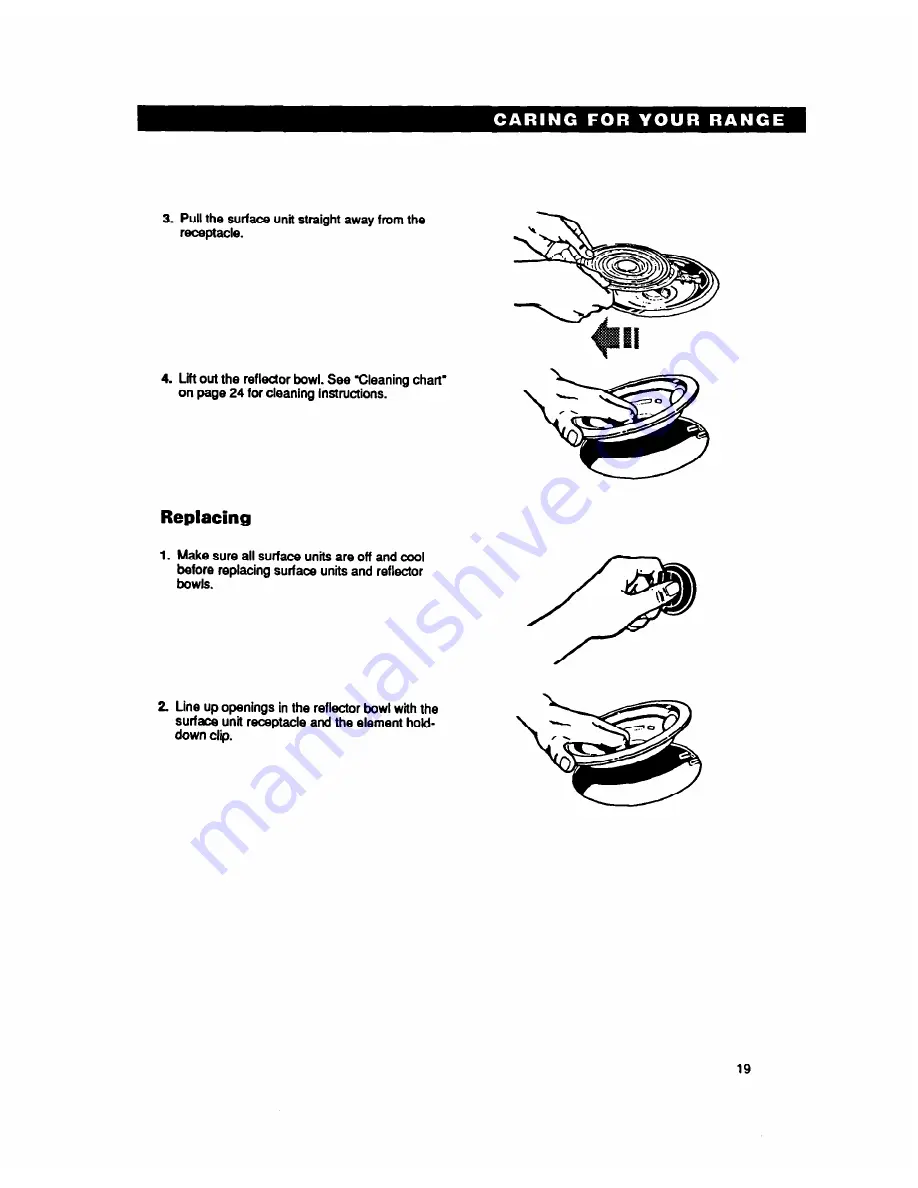 Whirlpool RF330PXY Скачать руководство пользователя страница 19