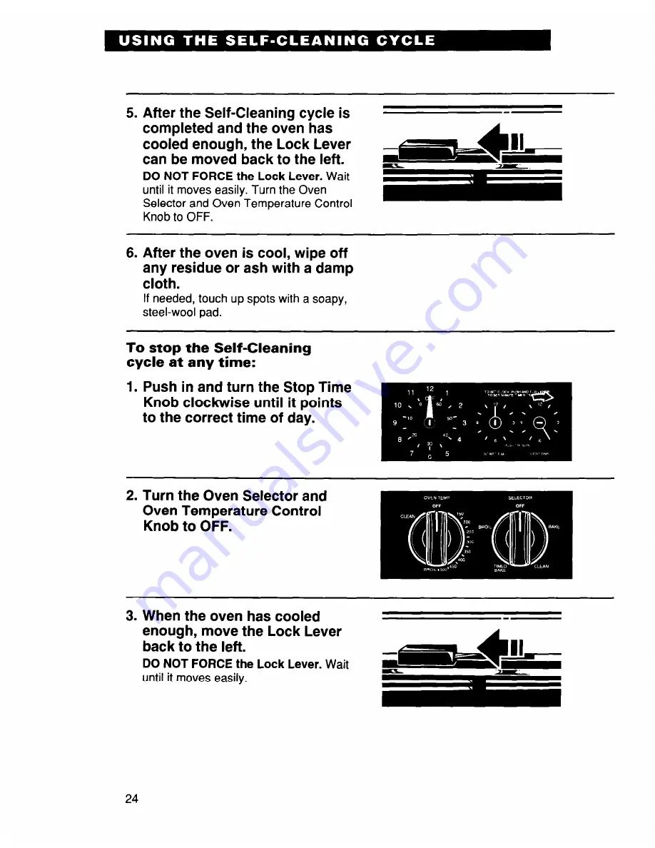 Whirlpool RF356BXD Use And Care Manual Download Page 24