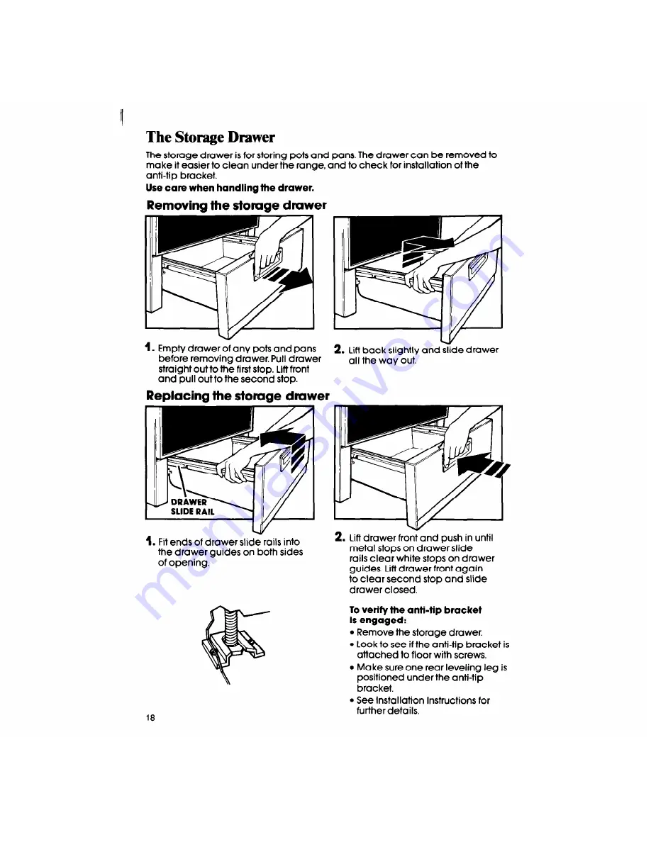 Whirlpool RF360BX Use And Care Manual Download Page 18