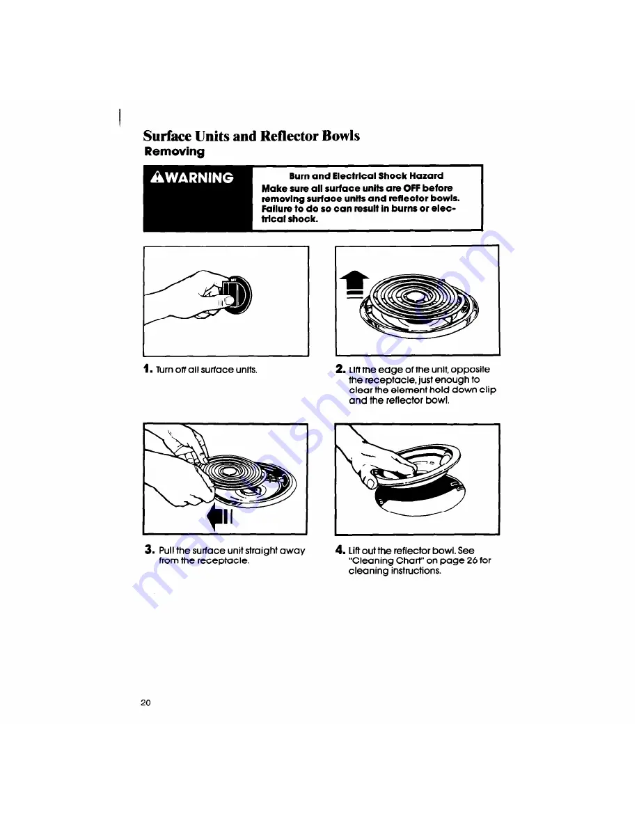 Whirlpool RF360BX Use And Care Manual Download Page 20