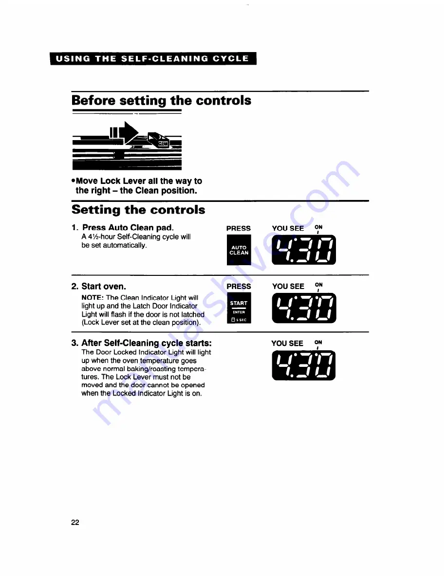 Whirlpool RF361 BXD Use And Care Manual Download Page 22