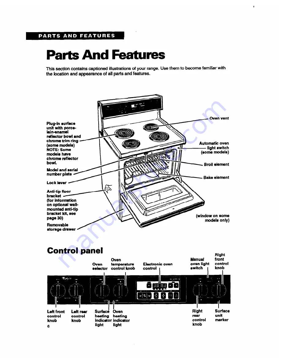 Whirlpool RF362BXB Скачать руководство пользователя страница 6