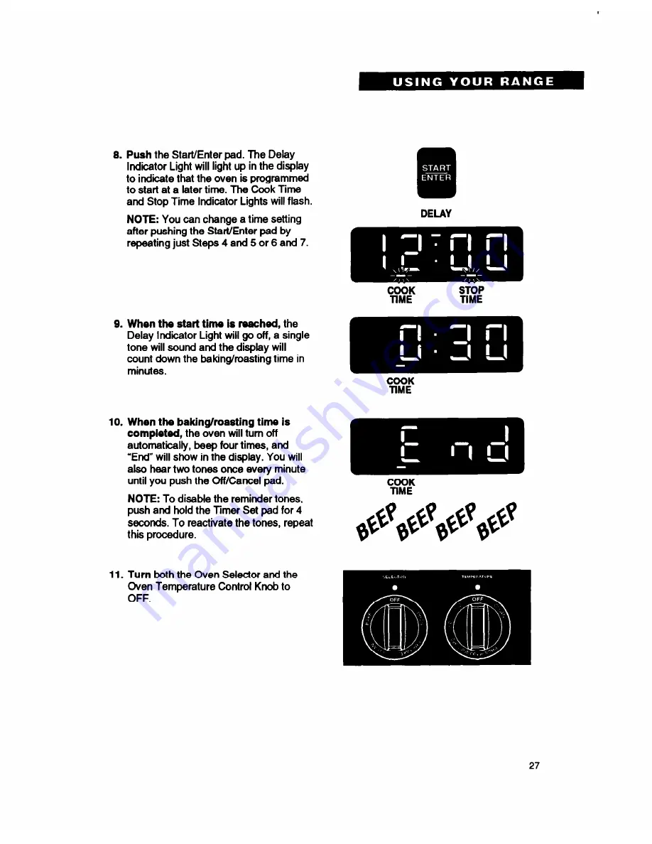 Whirlpool RF362BXB Use And Care Manual Download Page 27