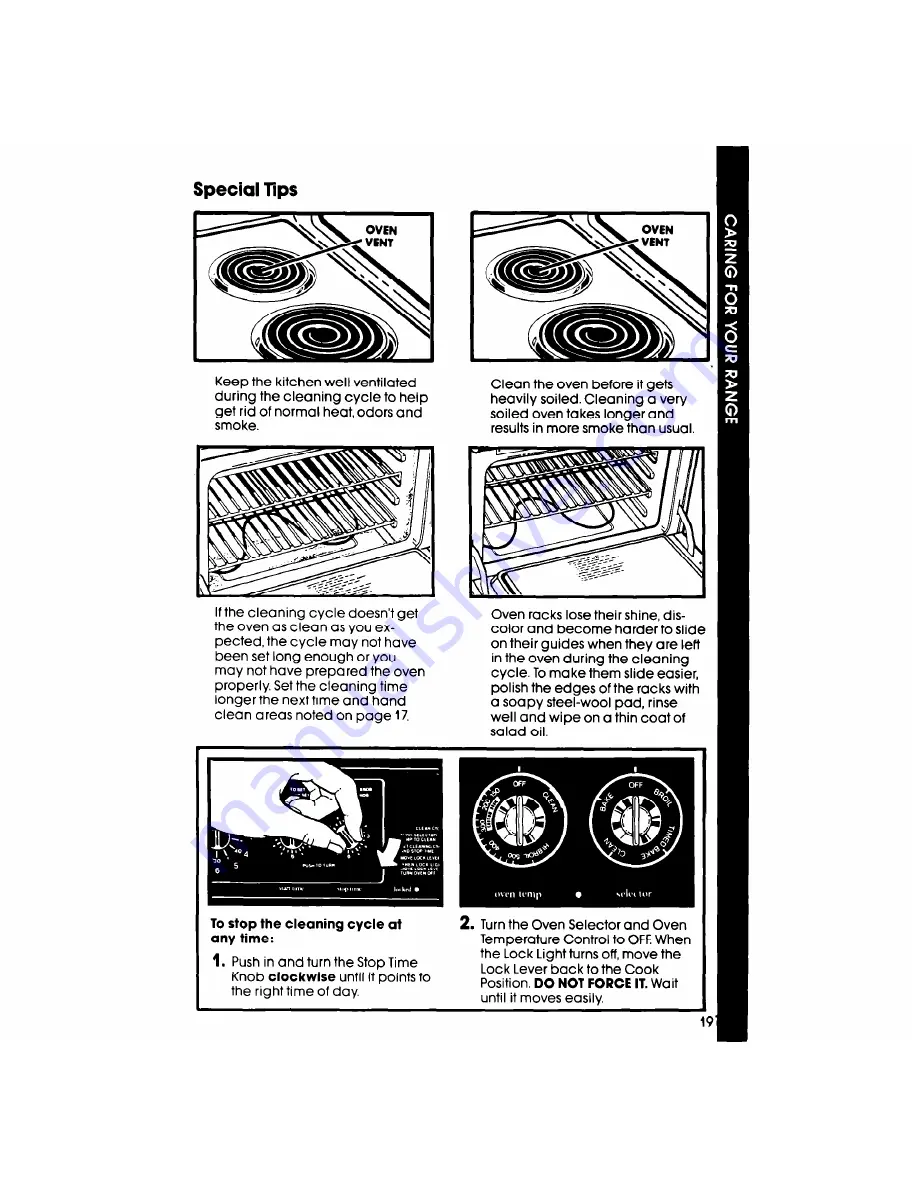 Whirlpool RF365BXP Use And Care Manual Download Page 19