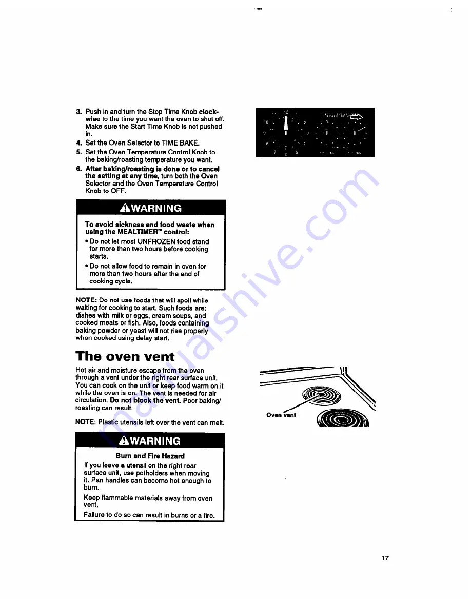 Whirlpool RF365BXY Use And Care Manual Download Page 17