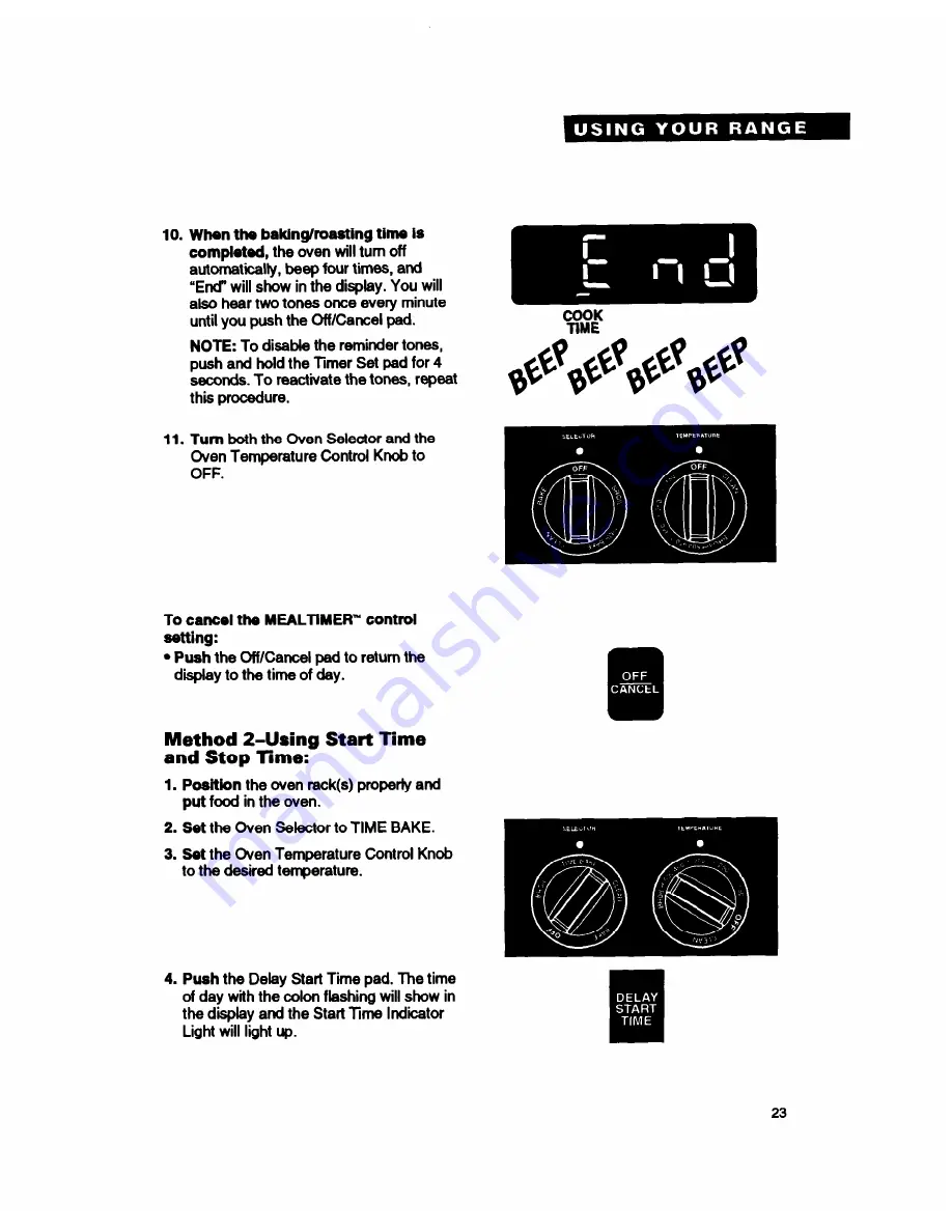 Whirlpool RF377PXY Use And Care Manual Download Page 23